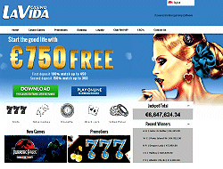 CASINO LA VIDA: Best Web Based Casino Promo Codes for January 27, 2022